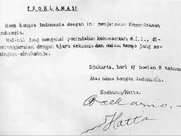 Check spelling or type a new query. 8 Fakta Penting Teks Proklamasi Kemerdekaan Indonesia Asli Klad Dan Otentik Indozone Id