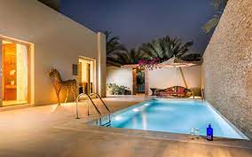 Luxury 5 bedroom private pool villa yes, this hotel has a pool. Hotels With Private Pool In Dubai Al Maha Resort Anantara The Palm More Mybayut
