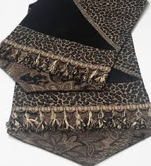 Your Place To Buy And Sell All Things Handmade Chenille Fabric Animal Print Pillows Black Velvet