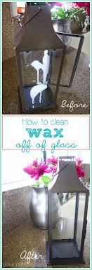 How To Get Wax Off Glass Ask Anna Cleaning Candle Wax Candle Wax Removal Clean Candle