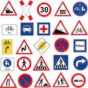 Verkehrsschilder Clip Art Set 2 25 Verkehrszeichen Verkehrserziehung Farbig Und Linien Verkehrsschilder Verkehrszeichen Verkehrserziehung