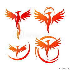Phoenix Bird Logo Design Vector Illustration Logo Design Branding Design Typography Logo Logo Design Ideas Bird Logo Design Phoenix Design Bird Logos