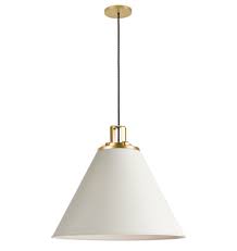 Butte 24 Cone Aged Brass Pendant Rejuvenation Pendent Lighting Cone Pendant Brass Pendant Light