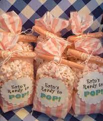 Salty Sweet Delicious Ready To Pop Popcorn Baby Shower Favors Part 1 Baby Shower Favors Unique Baby Shower Favors Baby Shower Fun