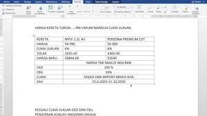 Maybe you would like to learn more about one of these? Biar Betul Harga Kereta Turun Pm Umumkan Cukai Jualan Kereta Mansuh Youtube