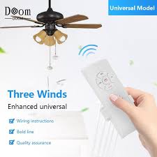 Get it as soon as sat, feb 27. Ready Stock 110v Smart Universal Ceiling Fan Lamp Remote Controller Kit Remote Adjust Speed Light Remote Control Switch Doom Shopee Singapore