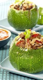 Courgette Boule Farcie Au Riz Gezonde Recepten Courgette Recepten Rijst