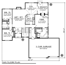 Popular 3 bedroom house plans available for small families. Full Set Of Single Story 3 Bedroom House Plans 1 734 Sq Ft