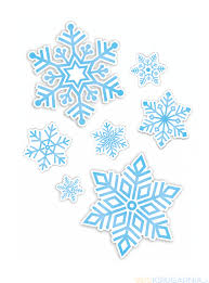 Dekoracje ozdoby zimowe - Śnieżynki płatki śniegu (7 elementów, dwustronne)