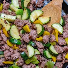 What meat goes with zucchini. Nourish Yourself With This Quick Easy Zucchini Beef Skillet Clean Food Crush