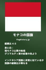 モナコの国旗 モナコ 国旗 モナコ公国