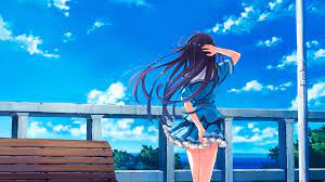 Beautiful Anime Blue Anime Anime Scenery Sky Anime