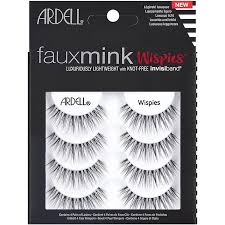 Lashes are clustered, feathered and knotted individuals on a comfortable invisible band Ardell Lash Faux Mink Wispies 4 Pack Ulta Beauty