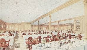 The interiors of the ships were designed by aldam, heaton & co., who had previously worked on. File Ca 1910 Illustration Of 2nd Class Dining Room On Titanic Olympic Jpg Wikimedia Commons