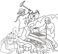 Miner Coloring Page For Kids Coloring Pages For Kids Coloring Pages Color