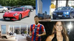 Robert lewandowski (born 21 august 1988) is a polish professional footballer who plays as a striker for bayern munich and is the captain of the poland national team. Robert Lewandowski Lifestyle Family Cars Houses Luxurious Lifestyle Net Worth Youtube