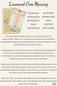 Lenormand Cross Keywords And Card Meanings Which Are Suitable For Beginners And Can Be Tarot Card Reading Online Tarot Cards For Beginners Reading Tarot Cards