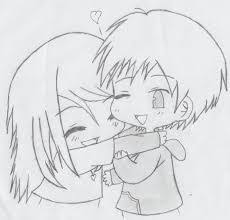 Resultado De Imagen Para Cute Chibi Couple Hugging Drawing Dibujo A Lapiz Anime Dibujos Dibujos Kawaii