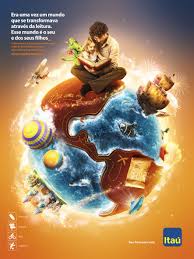 Issomudaomundo Itau Iron Brito Visual Advertising Creative Posters Creative Poster Design