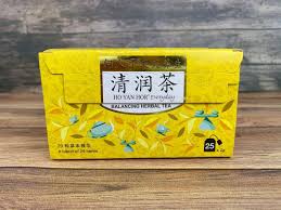 It helps to relieve body heatiness, sore throat. Ho Yan Hor Balancing Herbal Tea 2g X 25 Pack ä½•äººå¯æ¸…æ¶¦èŒ¶2g X 25åŒ…