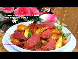 Check spelling or type a new query. Resepi Daging Masak Merah Ala Thailand