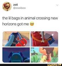 To get villager posters, invite your villagers to harv's island and order their posters at nook shopping. The Lil Bags In Animal Crossing New Horizons Got Meu Âº Ifunny Animal Crossing Funny Animal Crossing Animal Crossing Memes