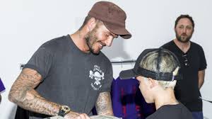 Beckham tattoos are very popular and stylish among all celebrity tattoo designs. David Beckham Got A Horse Head Tattooed On His Neck This Weekend Gq