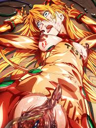 pokonyan, souryuu asuka langley, neon genesis evangelion, low angle,  highres, 1girl, body writing, bodysuit, catheter, cervical insertion,  cervix, clitoris, erect clitoris, female focus, female pubic hair, guro,  large clitoris, large nipples, long