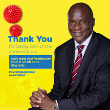 Patrick amoth has assured the country that suspected. Dr Patrick Amoth Ebs On Twitter We Are In This Together And Every Individual Has A Role To Play To Make Kenya Covid Free See You Again Next Week Wednesday On Askthedg Thank