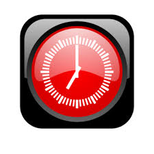 Red Clock Icon PNG Images, Vectors Free ...