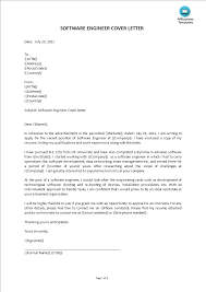 Gratis Software Engineer Cover Letter Example