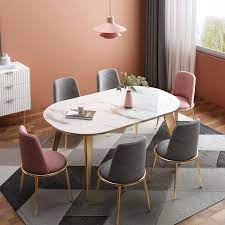 If you have a small dining room or even a small space without a bonafide dining room, there are tricks to maximize square footage and create a dining area. China Customized Modern Furniture Space Saving Dining Table China Dining Table Restaurant Table