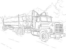 Log Truck Coloring Page Kleurplaten Gratis Kleurplaten Kinderen Kleuren
