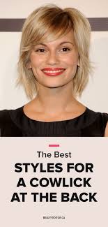 Maybe you would like to learn more about one of these? The Best Hairstyles For A Cowlick At The Back Of The Head Cowlick Cool Hairstyles Cowlick Hairstyles