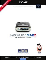 Why we provide escort radar detector s2 radar detector manual in pdf file format? Escort Passport Max2 Owner S Manual Pdf Download Manualslib