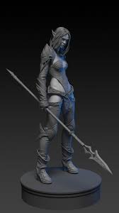 Participant Of Cgtrader Awards Https Www Cgtrader Com Fantasy Figurine Character Art Dark Elf
