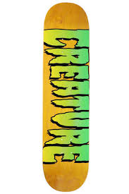 Mini logo skateboards are manufactured by the source of some of the finest brands in the skateboard industry. Creature Logo Stumps 8 Deck Yellow Buy At Skatedeluxe