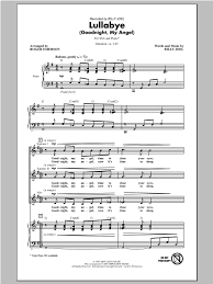 Billy Joel Lullabye Goodnight My Angel Arr Roger Emerson Sheet Music Pdf Notes Chords Concert Score Ssa Choir Download Printable Sku 94713