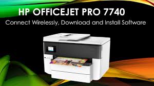 If you are a user of the hp officejet pro 7720 printer, then we provide drivers and software that you can download for free on this website. Hp Officejet Pro 7740 Connect Wirelessly Download Install Software Youtube