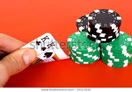 Pocket Kings Poker Chips Stock Photo (Edit Now) 25317835