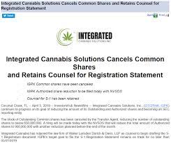 Add up to 25 symbols. Integrated Cannabis Solutions Inc Igpk Stock Message Board Investorshub