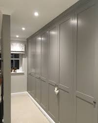 Our Home New Built In Wardrobes Painted Farrow And Ball Worsted Bedroom Decor Inspiration Farrow And Ball Bedroom Fitted Bedroom Furniture