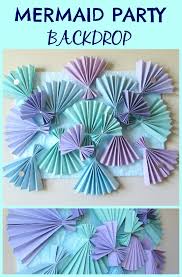 Mermaids, fish and nautical fun are infiltrating the home decor scene! Backdrop Diy Mermaid Birthday Party Ideas Novocom Top