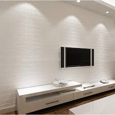 Dining Room 3d Modern Design Pvc Wallpaper Roll Background Wall Wallpaper White Modern Vinyl W White Brick Wallpaper White Brick Walls White Brick Wallpaper 3d