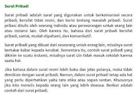 Tentu saja setiap anggota masyarakat mendambakan kehidupan yang sejahtera, aman, tentram, dan damai. Menyimpulkan Ciri Surat Pribadi A Mengapa Seseorang Menulis Surat Brainly Co Id