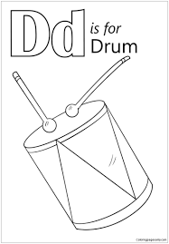 You can print or color them online at getdrawings.com for absolutely free. Letter D Is For Drum Coloring Pages Alphabet Coloring Pages Coloring Pages For Kids And Adults