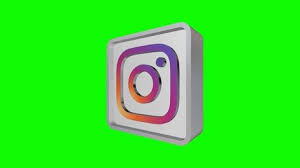 Instagram 3d Icon With Green Screen In 2020 Greenscreen Instagram 3d Icons