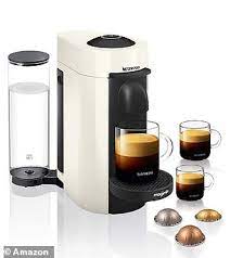 Nespresso's vertuoline comes in chrome, black, or red. Nespresso White Limited Edition Vertuo Plus Coffee Machine By Magimix Sale Amazon Daily Mail Online
