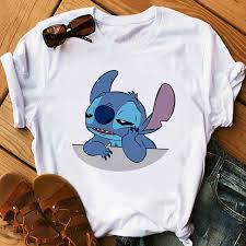 However, some people might use the word cartoon for both kinds of film. Womens Lovely Cartoon Lilo Stitch Printed Summer T Shirts Cartoon T Shirts Harajuku Kawaii Colorful Shirts