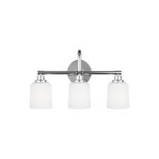 Feiss Reiser 3 Light Chrome Bath Light Vs23903ch The Home Depot